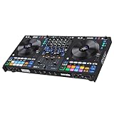 RANE FOUR Fortgeschrittener 4-Kanal Stems DJ-Controller - 8.5' Jogwheels mit Displays, DJ-Mixer mit internen FX, enthält Serato DJ Pro & Pitch ‘n Time DJ