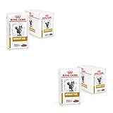 Royal Canin Veterinary Urinary S/O Häppchen in Soße | Doppelpack | 2 x 12 x 85 g | Diät-Alleinfuttermittel für Katzen | Zur Auflösung von Struvitsteinen | Niedriger RSS-Wert