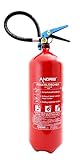 Feuerlöscher ABF-Schaum 6L Fettbrand mit Manometer Orig. ANDRIS® DIN EN3 mit Prüfnachweis, Halterung v. Fachhändler