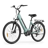 Foride Urbano 1 26 Zoll E-Bike Trekkingbikes mit 70N.M Mittelmotor und 36V 13Ah Akku, Trekkingrad Pedelec Elektrofahrrad, Max Geschwindigkeit 25km/h Max Reichweite 120km, Erwachsene Herren Damen Ebike