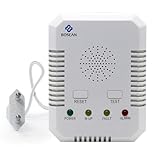 2 in 1 Gasleckmelder, CO-Detektor und Erdgasdetektor, CO Melder & Erdgas Methan-Propan-Butan-Brenngas-Alarm für Küche, Tankstelle, Garage