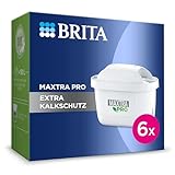 BRITA Wasserfilter Kartusche MAXTRA PRO Extra Kalkschutz – 6er Pack (Halbjahresvorrat) – Original BRITA Ersatzkartusche für Geräteschutz und Reduzierung von Kalk, Verunreinigungen, Chlor & Metallen