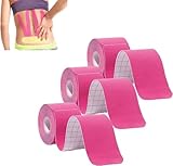 Kayiete Kinesiologie-Tape, vorgeschnitten, Sport-Tape für Erholung, Sport, athletische Physiotherapie, Verletzungen, athletisches Tape für Knöchel, Nacken, Knie, Schulterschmerzen, Linderung und