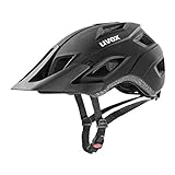 uvex access - leichter MTB-Helm für Damen und Herren - individuelle Größenanpassung - optimierte Belüftung - black - 52-57 cm