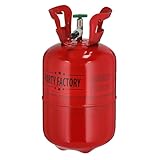 Helium Ballongas für 30 Ballons | Heliumflasche Gasfüllung Ø20 x 38 cm | Luftballons | Party Factory Heliumgas fürHochzeit (1 x Ballongas 30)