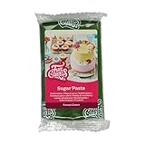 FunCakes Rollfondant Forest Green: Einfach zu verwenden, glatt, flexibel, weich und biegsam, perfekt zum Dekorieren von Kuchen, halal, koscher und glutenfrei, 250 g
