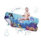 SchönerR Badewannenmatte für Kinder & Babys - 100% BPA-Frei - Antirutschmatte - 100x40cm - Weiches Motiv - Hohe Qualität