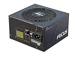Seasonic Focus GX 550W Power Supply, Full Modular, 80 Plus Gold, 90% Efficiency, Cable-Free Connection, Hybrid Silent Fan Control, 10 Years Warranty, Power and Performance , Black