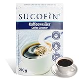 SUCOFIN Kaffeeweißer Pulver 1 x 200g leicht löslich, ideal für Kaffee/Tea, reicht für 80 Tassen, lange haltbar, perfekter Ersatz zu Milchpulver