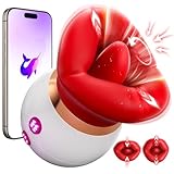 Sauger Vibrator Sex Spielzeug für die Frau, Vibration für Frauen mit 3 Saugmodi 10 Zungenlecken 360°Rotierende Sexspielzeug für Klitoris Stimulator Erotik Sex Toys mit APP Sex Spielzeug für die Paare