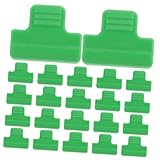 Toddmomy 30 Stück Gewächshaus Rohrschelle Schattennetzklemme Abdeckclips Sonnenschutznetzschnalle Schatten Tuchclips Baldachin-klemmen Gewächshausrohrhalter Mit Klemme Gemüseklemme Abs Grün