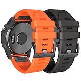 Ersatz-Uhrenarmband aus Silikon für Fenix 5/Fenix 6/Fenix 6 Pro/Fenix 7/Forerunner 935/945/Approach S60/Quatix 5/Epix Smartwatch, A