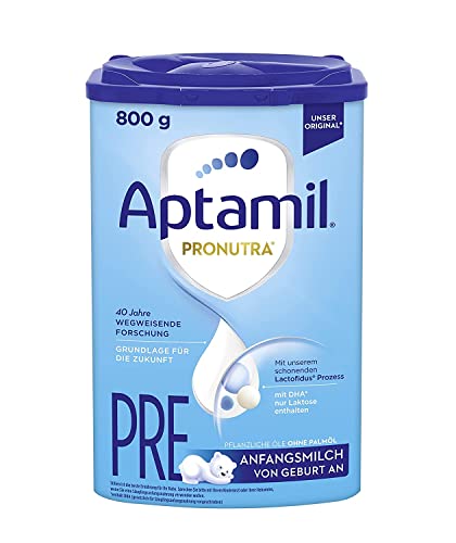 Aptamil Pronutra PRE, Anfangsmilch von Geburt an, Baby-Milchpulver (1 x 800 g)