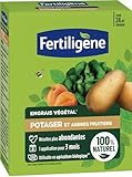 Fertiligene FEGPOT12 – Pflanzendünger für Gemüsegarten und Obstbäume, 1,2 kg, reichhaltige Ernten, nur 1 Anwendung in 3 Monaten, bis ca. 24 m², 100% natürliches Produkt mit Zeolith