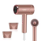 CONFU Föhn Ionen Fön 1800W Haartrockner Schnelltrocknen Hair Dryer Haarfön mit Heiß-/Kalttaste, 2 Fön Concentrators
