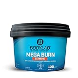 Bodylab24 Mega Burn Extreme 120 Kapseln, mit 200mg Koffein je Tagesdosis, enthält zahlreiche Pflanzenstoffe wie Guarana, Ingwer & Garcinia Cambogia, ideal zur Unterstützung für Diät und Definition