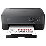 Canon PIXMA TS5350i Multifunktionsdrucker 3in1 (Tintenstrahl,Drucken, Kopieren, Scannen, A4, 3,7 cm OLED, WLAN, Duplexdruck, 2 Papierzuführungen, kompatibel mit Pixma Print Plan ABO) Schwarz