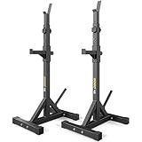 TREX SPORT TX-090S Squat Rack Hantelständer | Langhantelständer höhenverstellbar | Hantelablage bis 200 kg