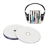 DVD R Rohling, 4,7 GB, Große Kapazität, Leere CDs, 16 X Beschreibbare High Speed PC Mehrzweckmedien für Musik, Videos, Fotos, Leere Medien, Beschreibbare Filmdaten Disc (50PCS)