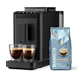 Tchibo Kaffeevollautomat Esperto2 Caffè mit 2-Tassen-Funktion inkl. 1kg Barista Caffè für Caffè Crema und Espresso, All Black