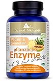 Enzyme pflanzlich Dr. med. Michalzik - enthält hochwertige Pflanzenextrakte - 100 Kapseln - je Kapsel 340 mg Bromelain 170 mg Papain - ohne Zusatzstoffe - von BIOTIKON®