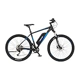 Fischer E-Mountainbike, MONTIS 2.1 E-Bike MTB für Damen und Herren, RH 48 cm, Hinterradmotor 45 Nm, 48 V Akku, schwarz matt, 27,5 Zoll