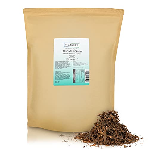 VITA NATURA Lapacho Rinden Tee - aus innerer Rinde - Brasilien - Tabebui impetiginosa - 100% vegan und nachhaltig - in 1000 g Packung erhältlich
