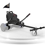 GeekMe Hoverboard Sitz, Verstellbarer Hoverboard Sitz für Selbstbalancierende Scooter, Kompatibel mit 6,5'', 8'', 8,5'', 10'' Hoverbords, Modische Geschenke für Kinder
