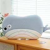 Xiyocadt Orthopädisches Kopfkissen Schlafkissen, Ergonomisches Kissen 35x60cm Für Kinder Und Erwachsene, Sommer Cooles Kissen Mit Cool Pellet Plüsch Für Studentenwohnheime (#A,Wal)