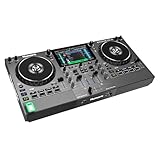 Numark Mixstream Pro Go - Standalone DJ-Controller mit Akku, DJ-Mixer, Lautsprechern, Amazon Music Unlimited, WLAN, Touchscreen, kompatibel mit Serato DJ