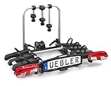 Uebler Heckträger H31 S 90° Abklappwinkel für Auto, 3 Fahrräder, 128 x 73 x 88 cm, 20 kg, max. 130 cm Achsabstand