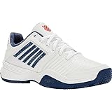 K-Swiss Performance Herren Court Express HB Tennis Shoe, White/Blue Opal/Lollipop, 45 EU