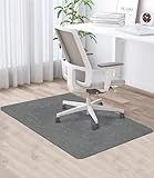 PERMUST Bürostuhl Unterlage, 90 x 120 cm, Dunkelgrau, Bodenschutzmatte bürostuhl, Bodenschutzmatte für Hartböden, Kratzfest Bodenmatte Stuhlunterlage, schreibtischstuhl unterlage für Laminat 789