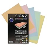 SIGNZ Kopierpapier, DIN A4, farbig (35 x 5 Pastell-Farben), 80g, 175 Blatt, Druckerpapier für Zuhause & Office