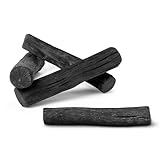 BLACK + BLUM Binchotan Aktivkohle Filter 4er-Pack | Traditionelle japanische Wasseraufbereitung Trinkwasser | Entfernt Chlor, fügt Mineralien hinzu | hält 6 Monate pro Stück (7,5 x 7,5 x 12 cm)