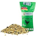 Scheipers Mühle Hühnerkörnerfutter 25kg – Premium Hühnerfutter – OHNE GENTECHNIK, HOCHWERTIG, NATÜRLICH & GESUND – ideal für Hühner, Legehennen, Enten, Gänse & Geflügel
