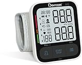 Berrcom Digitales Handgelenk-Blutdruckmessgerät für den Heimgebrauch, automatisches Blutdruckmessgerät mit großer LED-Anzeige, verstellbare Manschette
