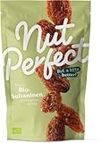 Nut Perfect | Bio-Sultaninen | biologisch und ungeschwefelt | saftig-süßer Geschmack | schonend getrocknet | von Natur aus besonders süß | 120g