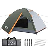 Gysrevi Camping Zelt Wurfzelt Zelt 2 Personen Kuppelzelte Wasserdicht Winddicht Dome Tent Ultraleicht Zelt für Camping Outdoor Trekking