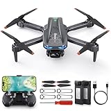 FERIETELF T29 Drohne mit Kamera 1080P HD – Faltbar Mini Drohne für Kinder & Erwachsene | WiFi FPV, 2x 1200mAh Akkus, Quadrocopter für Anfänger,Drohne Kinderspielzeug Geschenk