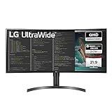 LG UltraWide Curved QHD Monitor 35WN75C-B 89 cm - 35 Zoll, VA-Panel, HDR10, AMD FreeSync, Schwarz