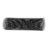 PRETYZOOM 1 Rolle Stoßfänger Kühlergrillnetz Aluminium Schutz Für Gitter Auto Netze Bildschirm Metallmaschensieb Black