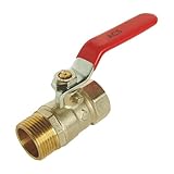 SOMATHERM FOR YOU - Kugelhahn Männlich/Weiblich 15/21 - Umkehrbarer Flachgriff - Standarddurchgang - Verstärkte Abdichtung mit 2 O-Ringen.