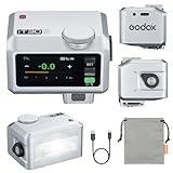 GODOX iT30Pro-C Flash Kamerablitz, TTL Auto-Exposure 2.4GHz System 1/8000s High-Speed Sync Kleinblitz mit Vollfarb-Touchscreen Kompatibel mit Canon-Kameras,Silver