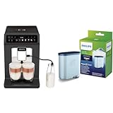 Krups Evidence One Kaffeevollautomat mit Milchschlauch, 12 Getränke & Philips AquaClean Kalk- und Wasserfilter für Espressomaschine