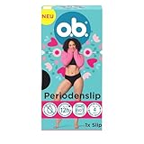 o.b. Periodenslip (1 Stück), wiederverwendbare Periodenunterwäsche bei starker Periode für bis zu 12 Stunden Auslaufschutz, erhältlich in den Größen XS/S, M/L, XL/XXL