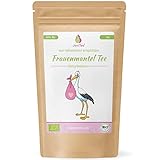 JoviTea® Frauenmanteltee BIO, geeignet vor der Schwangerschaft, wird meist in der 2. Zyklushälfte getrunken, geerntet in Deutschland, 100% natürlich und ohne Zusatz von Zucker - 80g