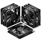 upHere gaming pc lüfter 120mm,lüfter pc,für pc lüfter, Ultra-leise, 5 Stück (NK12BK3-5)