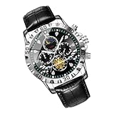 Uhren nach Männern, mechanische Uhr,Stylish Chronograph Watch | Multifunktionales Modezubehör, wasserdicht