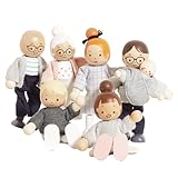 Le Toy Van – „Meine Puppenfamilie“ Spielset aus Holz für Puppenhäuser | Daisylane Zubehörsets für Puppenhäuser für Mädchen – Geeignet für Kinder ab 3 Jahren, P053